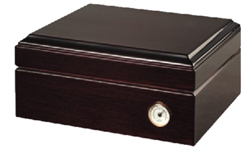 HUMIDOR CLASICO COLOR CEDRO/ CAOBA INGLESA/NEGRO) P/50 PZA